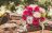 Brautstrauss auf Baumstumpf Rosen im Japanischen Garten Leverkusen1