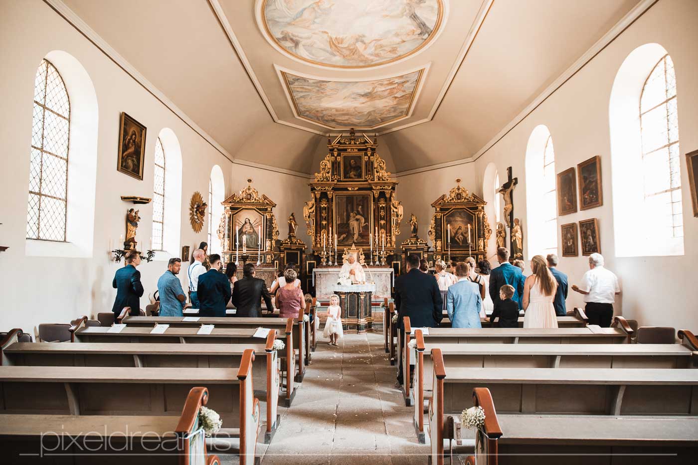 Hochzeit in der Petersberg-Kapelle