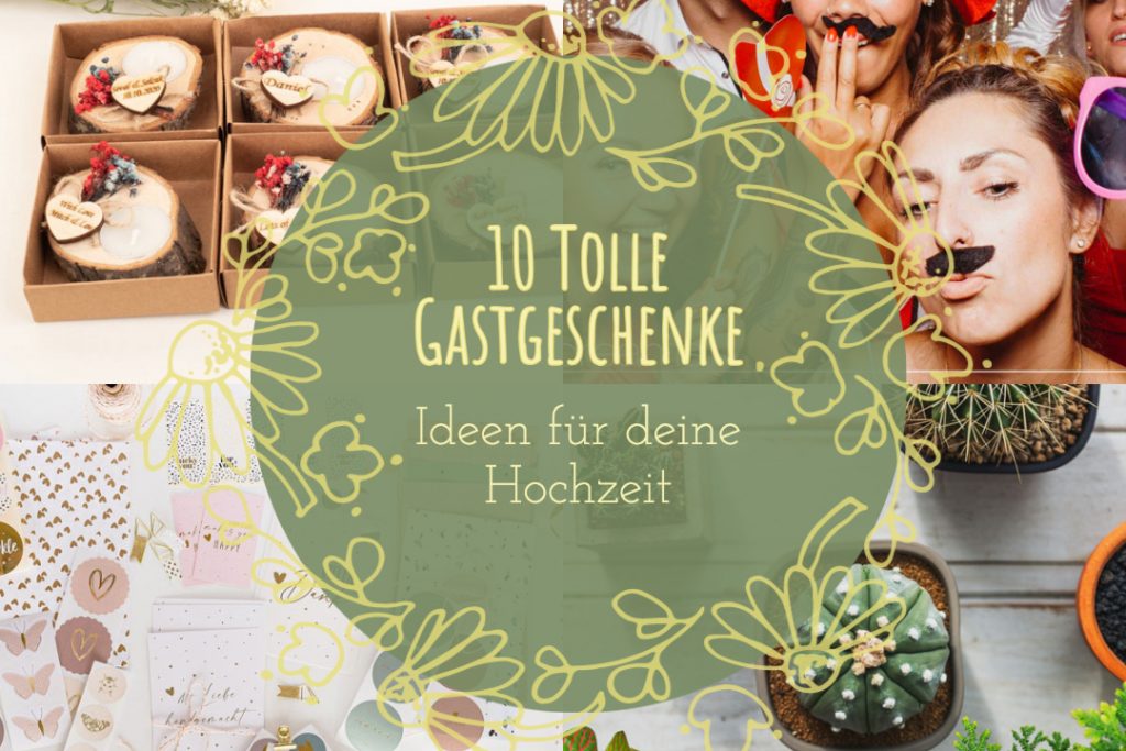 Zehn Gastgeschenk Ideen für Hochzeit