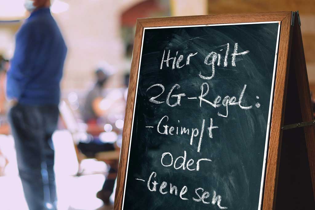 2g-Regel für Restaurants und Hochzeiten